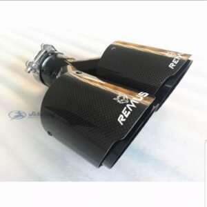 Remus 3.5" Carbon Fibre Black Stainless Steel Exhaust Twin Lips